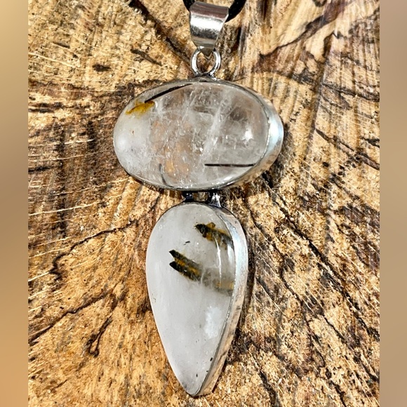 Rutilated Quartz Pendant 2 1/2” - Picture 5 of 8